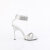 Fabulicious CHIC-40 Sandaletten Stoff Strass Silber EU-39 / US-9