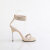 Fabulicious CHIC-40 Sandaletten Kunstleder Strass Beige EU-39 / US-9