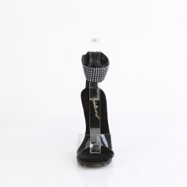 Fabulicious CHIC-42 Sandaletten Kunstleder Clear Strass...