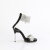 Fabulicious CHIC-47 Sandaletten Clear Schwarz EU-38 / US-8