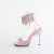 Fabulicious CHIC-47 Sandaletten Clear Silber Baby Pink EU-39 / US-9