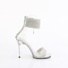 Fabulicious CHIC-47 Sandaletten Clear Silber EU-39 / US-9
