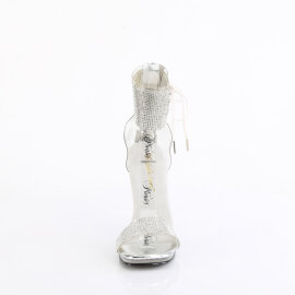 Fabulicious CHIC-47 Sandaletten Clear Silber EU-41 / US-11