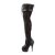 Pleaser Overknee Stiefel DELIGHT-3025ML Schwarz EU-35 / US-5