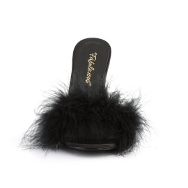 Fabulicious CLASSIQUE-01F Pantoletten Kunstleder Schwarz...