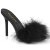 Fabulicious CLASSIQUE-01F Pantoletten Kunstleder Schwarz EU-40 / US-10