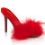 Fabulicious CLASSIQUE-01F Pantoletten Kunstleder Rot EU-42 / US-12