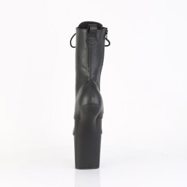 Pleaser CRAZE-1040 Plateau Stiefeletten Kunstleder Schwarz EU-38 / US-8