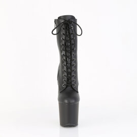 Pleaser CRAZE-1040 Plateau Stiefeletten Kunstleder Schwarz EU-40 / US-10