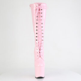 Pleaser CRAZE-2023 Plateau Kniestiefel Lack Pink EU-38 /...