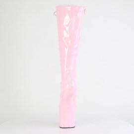 Pleaser CRAZE-2023 Plateau Kniestiefel Lack Pink EU-38 / US-8