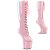 Pleaser CRAZE-2023 Plateau Kniestiefel Lack Pink EU-38 / US-8