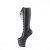 Pleaser CRAZE-2023 Plateau Kniestiefel Kunstleder Schwarz EU-36 / US-6