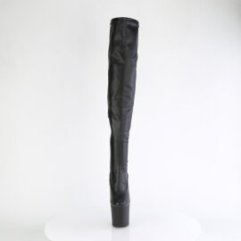 Pleaser CRAZE-3000 Plateau Overknee Stiefel Kunstleder...