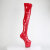 Pleaser CRAZE-3000 Plateau Overknee Stiefel Lack Rot EU-38 / US-8