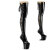 Pleaser CRAZE-3050 Plateau Overknee Stiefel Lack Schwarz EU-36 / US-6