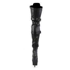 Pleaser Overknee Stiefel DELIGHT-3028 Schwarz EU-37 / US-7