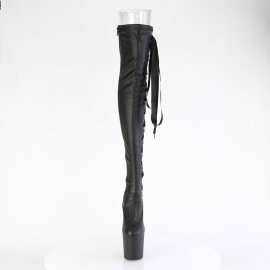 Pleaser CRAZE-3050 Plateau Overknee Stiefel Kunstleder...