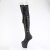 Pleaser CRAZE-3050 Plateau Overknee Stiefel Kunstleder Schwarz EU-39 / US-9
