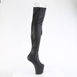 Pleaser CRAZE-3050 Plateau Overknee Stiefel Kunstleder Schwarz EU-40 / US-10