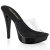 Fabulicious COCKTAIL-501 Plateau Pantoletten Clear Schwarz EU-35 / US-5