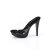 Fabulicious COCKTAIL-501 Plateau Pantoletten Clear Schwarz EU-36 / US-6