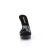 Fabulicious COCKTAIL-501 Plateau Pantoletten Clear Schwarz EU-37 / US-7
