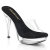 Fabulicious COCKTAIL-501 Plateau Pantoletten Transparent Schwarz EU-40 / US-10