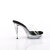 Fabulicious COCKTAIL-501 Plateau Pantoletten Transparent Schwarz EU-40 / US-10