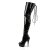 Pleaser Overknee Stiefel DELIGHT-3063 Schwarz EU-35 / US-5