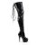 Pleaser Overknee Stiefel DELIGHT-3063 Schwarz EU-35 / US-5
