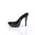 Fabulicious COCKTAIL-501SDT Plateau Pantoletten Clear Schwarz EU-43 / US-13