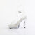 Fabulicious COCKTAIL-506 Plateau Sandaletten Clear EU-38 / US-8