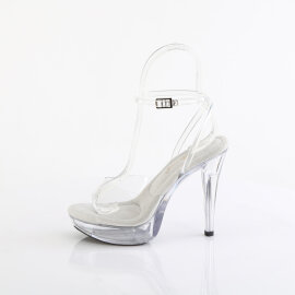 Fabulicious COCKTAIL-506 Plateau Sandaletten Clear EU-39 / US-9