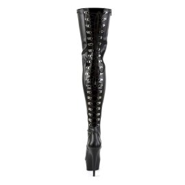 Pleaser Overknee Stiefel DELIGHT-3063 Schwarz EU-40 / US-10