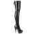 Pleaser Overknee Stiefel DELIGHT-3063 Schwarz EU-40 / US-10
