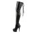 Pleaser Overknee Stiefel DELIGHT-3063 Schwarz EU-40 / US-10