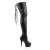 Pleaser Overknee Stiefel DELIGHT-3063 Schwarz EU-40 / US-10