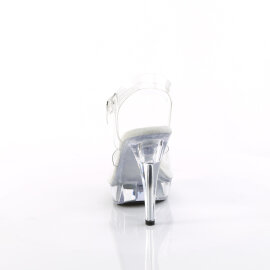 Fabulicious COCKTAIL-508 Plateau Sandaletten Clear EU-38 / US-8