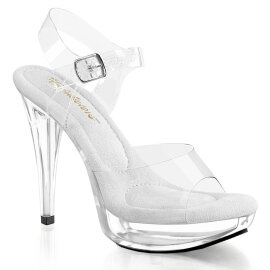 Fabulicious COCKTAIL-508 Plateau Sandaletten Clear EU-43...