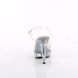 Fabulicious COCKTAIL-508SDT Plateau Sandaletten Clear EU-36 / US-6