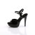 Fabulicious COCKTAIL-509 Plateau Sandaletten Schwarz EU-35 / US-5