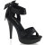 Fabulicious COCKTAIL-568 Plateau Sandaletten Schwarz EU-42 / US-12