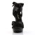 Fabulicious COCKTAIL-568 Plateau Sandaletten Schwarz EU-42 / US-12