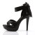 Fabulicious COCKTAIL-568 Plateau Sandaletten Schwarz EU-42 / US-12