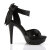 Fabulicious COCKTAIL-568 Plateau Sandaletten Schwarz EU-42 / US-12