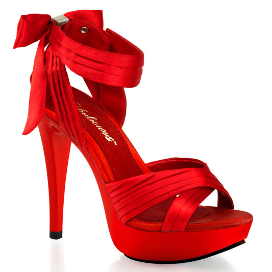 Fabulicious COCKTAIL-568 Plateau Sandaletten Rot EU-39 / US-9