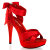 Fabulicious COCKTAIL-568 Plateau Sandaletten Rot EU-40 / US-10