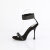 Fabulicious CUPID-440 Sandaletten Kunstleder Strass Schwarz EU-35 / US-5