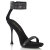 Fabulicious CUPID-440 Sandaletten Kunstleder Strass Schwarz EU-38 / US-8